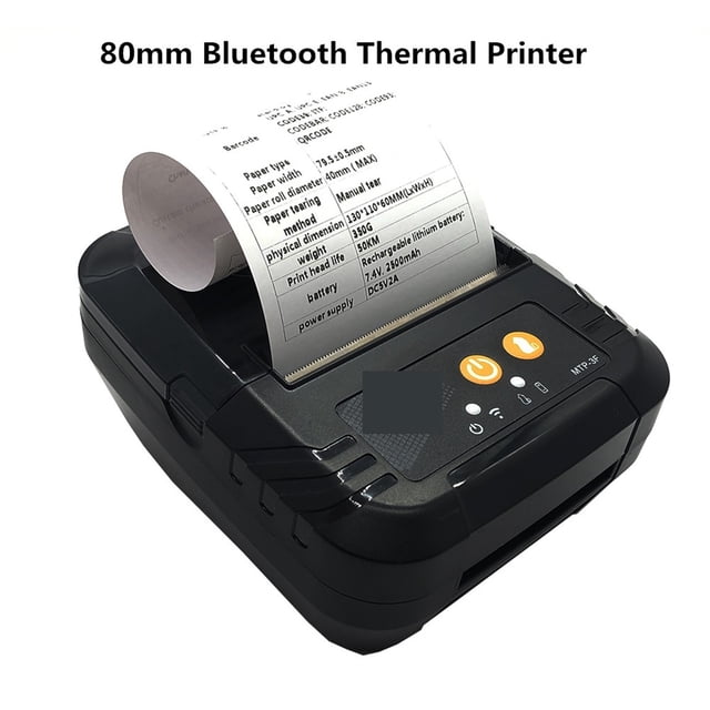 80mm Paper Wireless Portable Bluetooth Receipt Thermal Printers Android and iOS free SDK No Need Ink or Toner Recibos Impresoras ,Multi-Format Printing