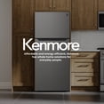 thumbnail image 4 of Kenmore 18.1 cu. ft. Top Freezer Refrigerator, Adjustable Glass Shelves, Metallic Steel, 4 of 11