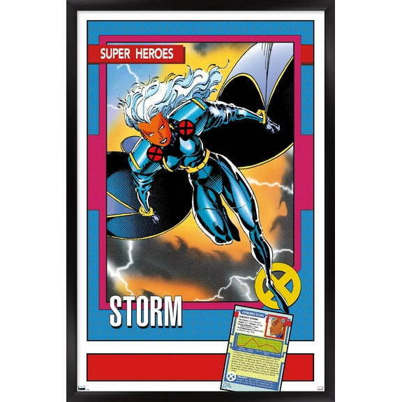 Marvel Trading Cards - Storm Wall Poster, 14.725" x 22.375" Framed