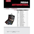 thumbnail image 2 of Juego Herramienta Automotriz En Portafolio 31 Piezas Urrea Urrea JAU31, 2 of 3