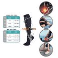 thumbnail image 3 of Dosaele Chaussettes de Compression (4 Paires) Soutien Hauteur Genou (20-30 mmHg) Performance Athlétique Unisexe Récupération S/M, 3 of 9
