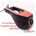 thumbnail image 4 of WIFI Coche 1080P Conducción Cam Cámara de tablero 170 grados Grabadora de video gran Grabación en de movimiento Visión Baoblaze cámara de salpicadero de coche, 4 of 8