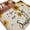 Beige, variant on Round Area Rug 8 Ft, Sunflowers Washable Non-Slip Circle Carpet for Living Room/Bedroom, Spring Summer Bees Yellow Floral Grey Collection Low-Profile Large Area Rugs for Indoor