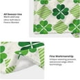 thumbnail image 5 of St Patricks Day Throw Blanket, Shamrock Blanket Throw, Shamrocks Design Super Soft Warm Flannel Blanket, Irish Gifts for Women 40"x50", 5 of 6