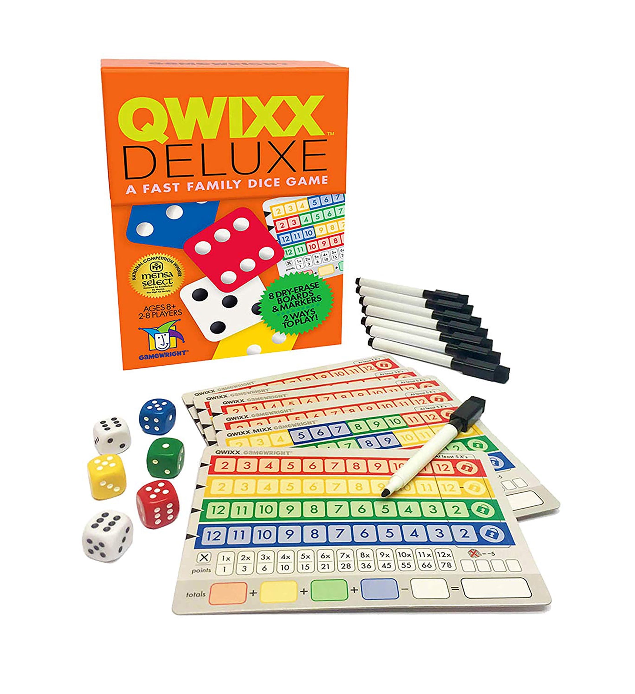 essay Claire Meetbaar Gamewright Qwixx Deluxe Fast Maily Dice Game (Multipack of 3) - Walmart.com