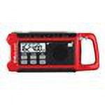Midland E+Ready Compact Emergency Crank Radio, Red