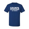 thumbnail image 2 of Wild Bobby,Grumpa Like A Regular Grandpa Only Grumpier, Father's Day, Men Graphic Tees, Royal, Medium, 2 of 3