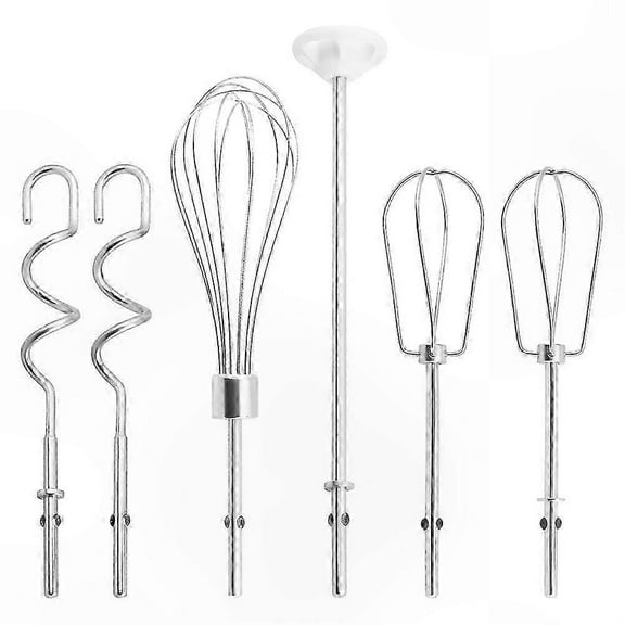 Stainless Steel Beater, Whisk, Blending Rod & Dough Hooks for KitchenAid Mixers