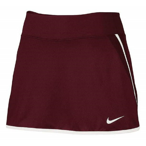Nike Women's Power Tennis Skirt (Cardinal/ White, X-Large) - Walmart ...