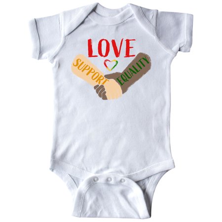 

Inktastic Love Support Equality Gift Baby Boy or Baby Girl Bodysuit