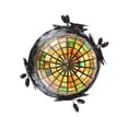 thumbnail image 4 of Tiffany 107367 12 W Greenbriar Oak Inverted Pendant, 4 of 6