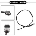thumbnail image 4 of 1pc Sensor de desgaste de pastillas de freno delantero para BMW M4 F82 F83 2014-2020 No.34356792289 de TPU Rubber Negro, 4 of 6