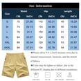 thumbnail image 3 of Hearthz Men Quick Dry Shorts Elastic Waist Lightweight Men Running Athletic Shorts with Pockets Summer Mens Beach Shorts Mint Green XXL, 3 of 5