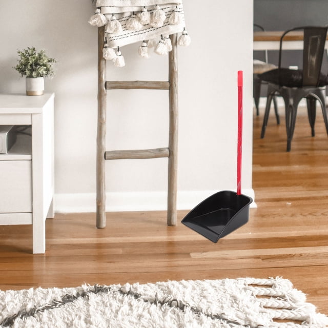 HEATSHAKING Small Dustpan with Long Handle for Convenient Household Cleaning and Storage