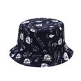 thumbnail image 2 of Lroveb Women Men Bucket Hats Double Side Washed Packable Summer Beach Sun Mens Graffiti Hat, 2 of 2