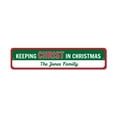 thumbnail image 2 of Christ in Christmas Novelty Decor, Metal Wall Sign - 4x18 Inches, 2 of 4