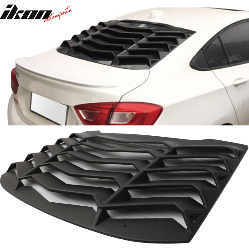 1619 Chevy Camaro Coupe Rear Window Matte Vent Louver Style Sun Shade Cover