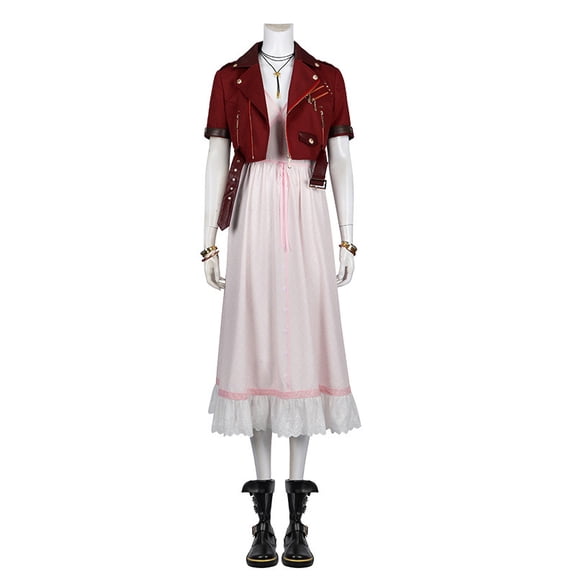 Aerith Gainsborough Official Dress- Final Fantasy VII Dress Set