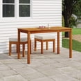 thumbnail image 2 of Casafoyer 3 Piece Patio Dining Set with Cushions Solid Wood Acacia, 2 of 3