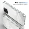 thumbnail image 6 of JTCASES for iPhone 14 Plus Case, Crystal-clear Transparent Backplane Anti-slip Plating Frame Military Grade Drop Resistant Shockproof for iPhone 14 Plus(6.7" 2022), Clear, 6 of 8