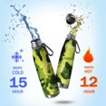 thumbnail image 2 of 29oz Insulated Water Bottle with Tea Infuser, Stainless Steel Travel Mug, Camouflage Print, 2 of 6