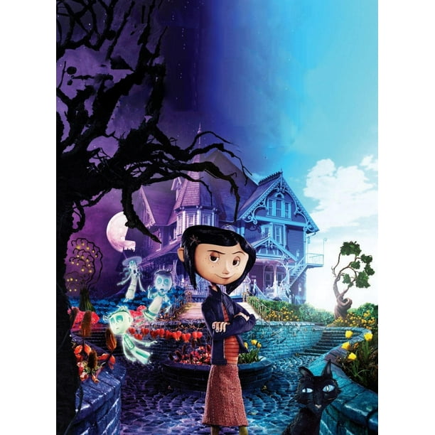 Coraline Edible Birthday Frosting Cake Topper Image 1 2 Sheet Walmart Com