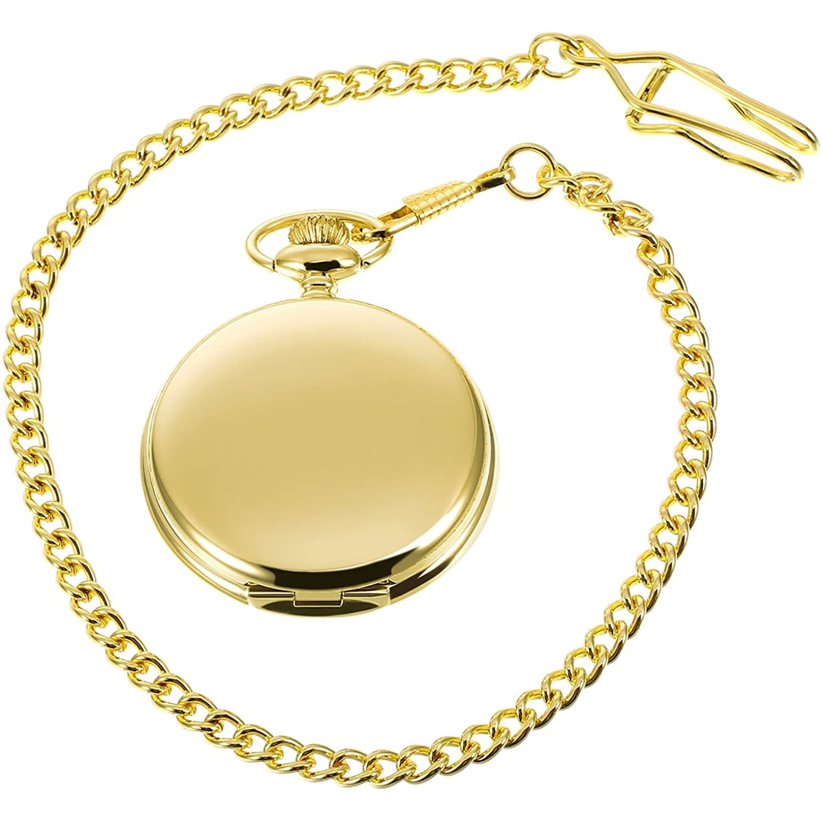 Buy ODOMY Vintage Pocket Watch Quartz Pocket Watch with Chain Classic Mechanical Movement