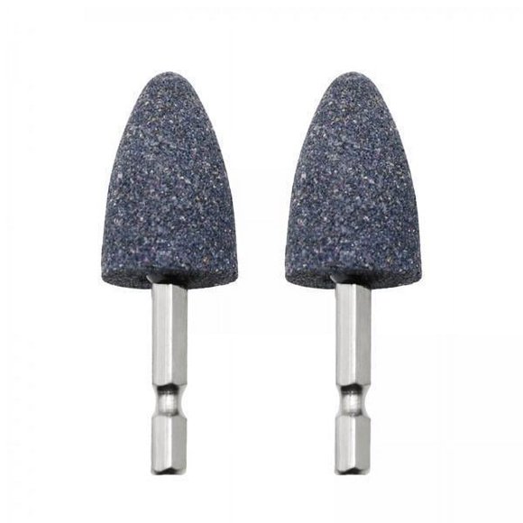 5x 2 Piezas de Broca de Cabeza de Muela, Broca de Pulido de 6,35mm, Broca de Rueda Hexagonal para Pulido, Rodamientos de Maquinaria de Gemas de Metal 5 piezas