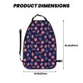 thumbnail image 2 of Pofeuu American Stars Print 2 Pack PU Leather Kick Mat Back Seat Protector, Universal Car Seat Back Organizer, Waterproof Backseat Protector For Most Car, 2 of 8