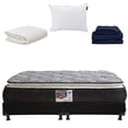 thumbnail image 1 of Colchón King Size Omega Spring Air + Box + Almohada One + Protector Ultra + Sábana Softy, 1 of 8