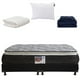thumbnail image 1 of Colchón King Size Spring Air Omega con Box negro Almohada One Sábanas Softy Protector de Colchón, 1 of 8