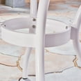 thumbnail image 3 of GDF Studio Honolulu Outdoor Aluminum Round Table, White, 3 of 5