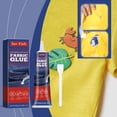 thumbnail image 3 of Pegamento para tela de 50ml, pegamento adhesivo para tela lavable permanente, resistente al agua para ropa, 3 of 9