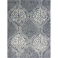 thumbnail image 1 of Amer KAN160203 2 x 3 ft. Kanoka Modern Design Hand-Tufted Rug, Steel Blue, 1 of 1