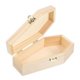 thumbnail image 1 of Small Coffin Box Jewelry Storage Case Unpainted Halloween Coffin Shape Jewelry Box, 1 of 4