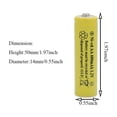 thumbnail image 3 of Pilas recargables QBLPOWER 1,2 V 600 mAh AA Ni-CD (paquete de 12), 3 of 9