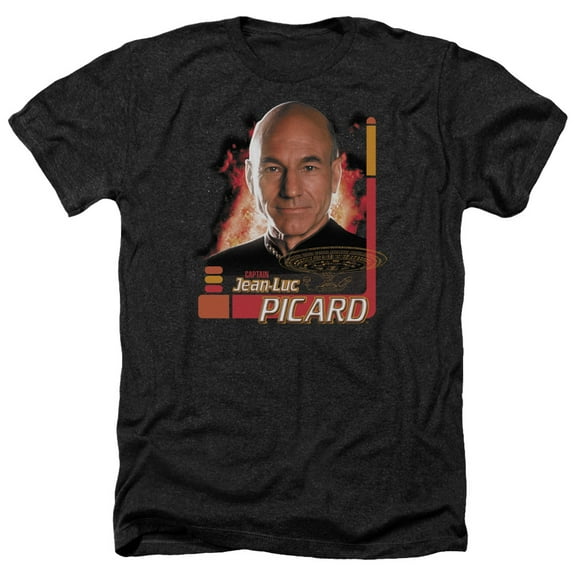 Star Trek - Captain Picard - Heather Short Sleeve Shirt - XX-Large