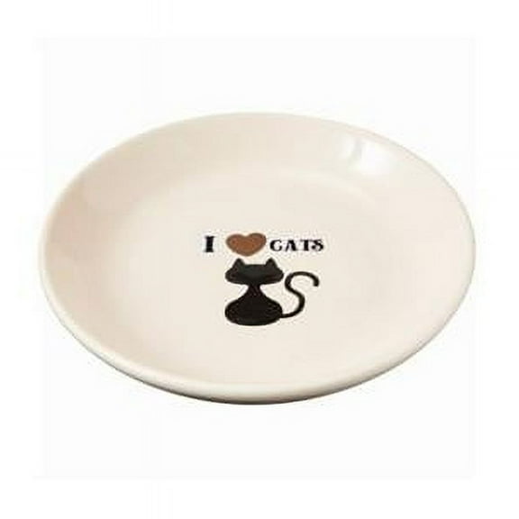 5 in. I Love Cat Saucer