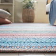 thumbnail image 5 of SAFAVIEH Montauk Albine Striped Cotton Area Rug, Blue/Orange, 4' x 6', 5 of 9