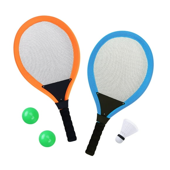 TOYMYTOY Pair of Badminton Tennis Set Badminton Racket Water Tennis Racket Tennis Balls for Kids