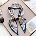 thumbnail image 3 of UJNDER Womens Versatile Cashew Floral Pattern Long Silk-like Scarf for Neckline Hair Tie Wrap and Fashion Decoration Neck Scarf for Women,01_Beige,One Size, 3 of 3