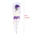 thumbnail image 4 of Injueey Ramo de flores rosas de dibujos animados artificiales románticos, regalo romántico para el Día de San Valentín, fiesta, boda, decoración, Kits de decoración para fiestas Violeta Injueey JJ18351-03, 4 of 6