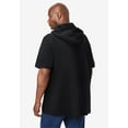 thumbnail image 2 of KingSize Men's Big & Tall Gauze Short-Sleeve Hoodie, 2 of 4