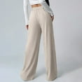 thumbnail image 5 of Wide Pants, Audhol Womens Casual Wide Leg Dress Pants High Waist Tailored Down Trousers with Pockets Womens office Pants A XL, 5 of 8