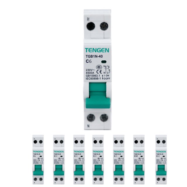 yingyy 18MM 16A 1P+N 6KA Circuit de Fuite de Terre 1P+N Disjoncteur de Fuite de Terre Protection contre les Fuites