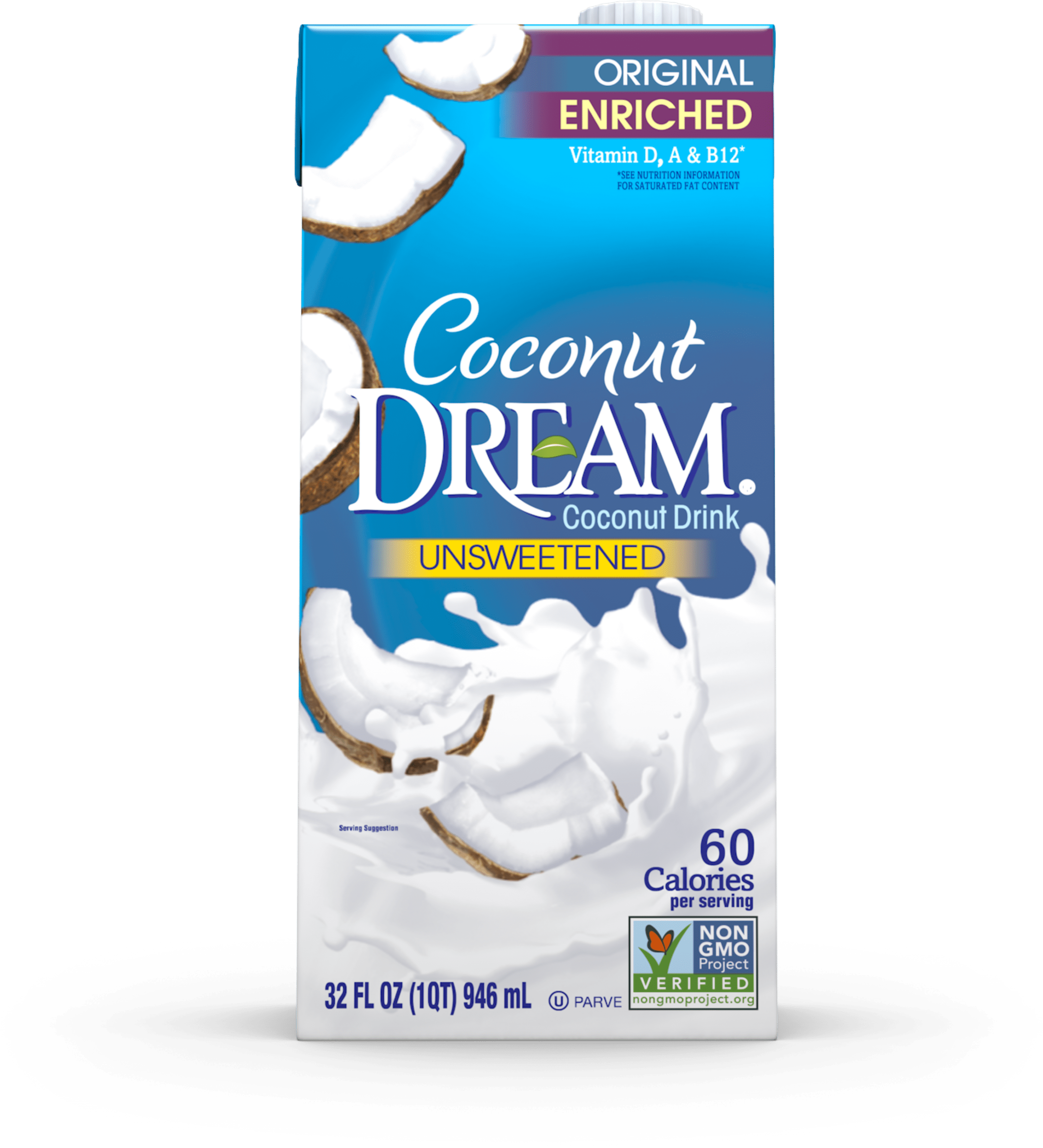 Coconut Dream Original Enriched Unsweetened Coconut Drink 32 fl. oz