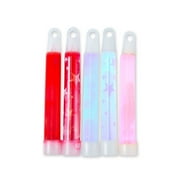 Patriotic Glow Sticks, Multi-Color, 30 Count, by Way To Celebrate, 9.84in. x 7.87in., 0.72lb