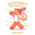 thumbnail image 2 of Womens Minecraft Overworld Retreat T Shirt, 2 of 4