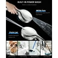 thumbnail image 3 of Hodvit High Pressure Handheld Showerhead, 10 Spray Modes, with 60" Stainless Steel Hose, New, 3 of 8