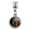 thumbnail image 2 of American Fire Department Firefighter Skeleton Fears Me Italian European Style Bracelet Charm Bead, 2 of 5